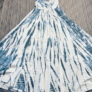 Small Michael Kors Blue/White Summer Maxi Dress